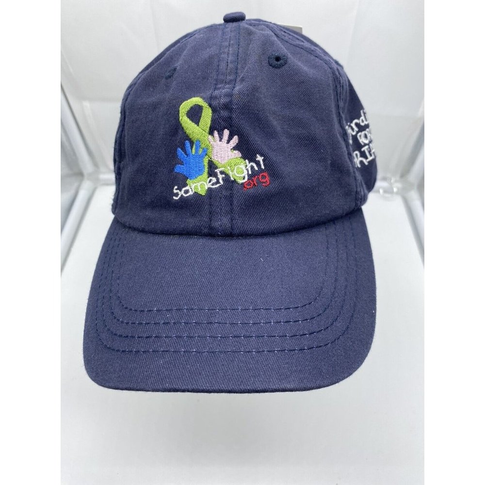 Same Fight Org Blue Birdies For Brianna Page Tuttle Baseball Cap Hat Strap-back